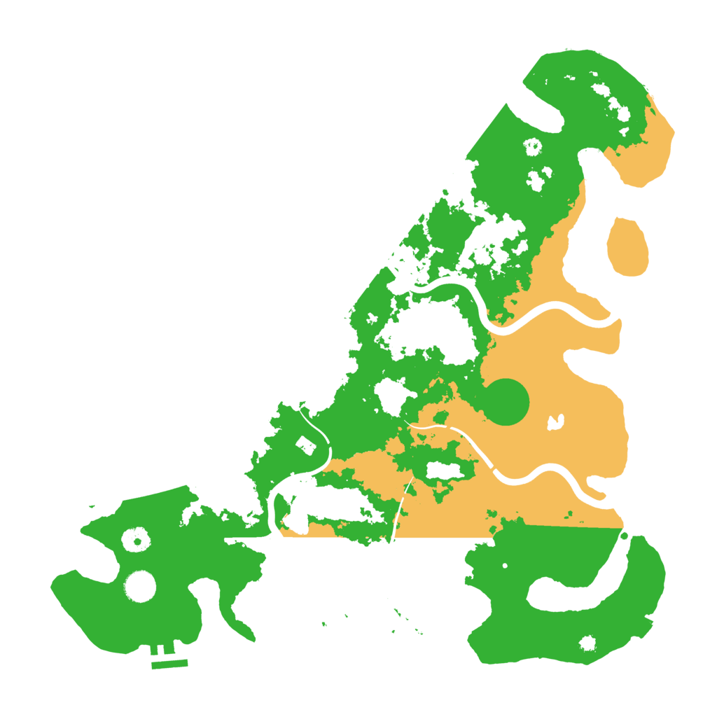 Biome Rust Map: Procedural Map, Size: 4000, Seed: 75963