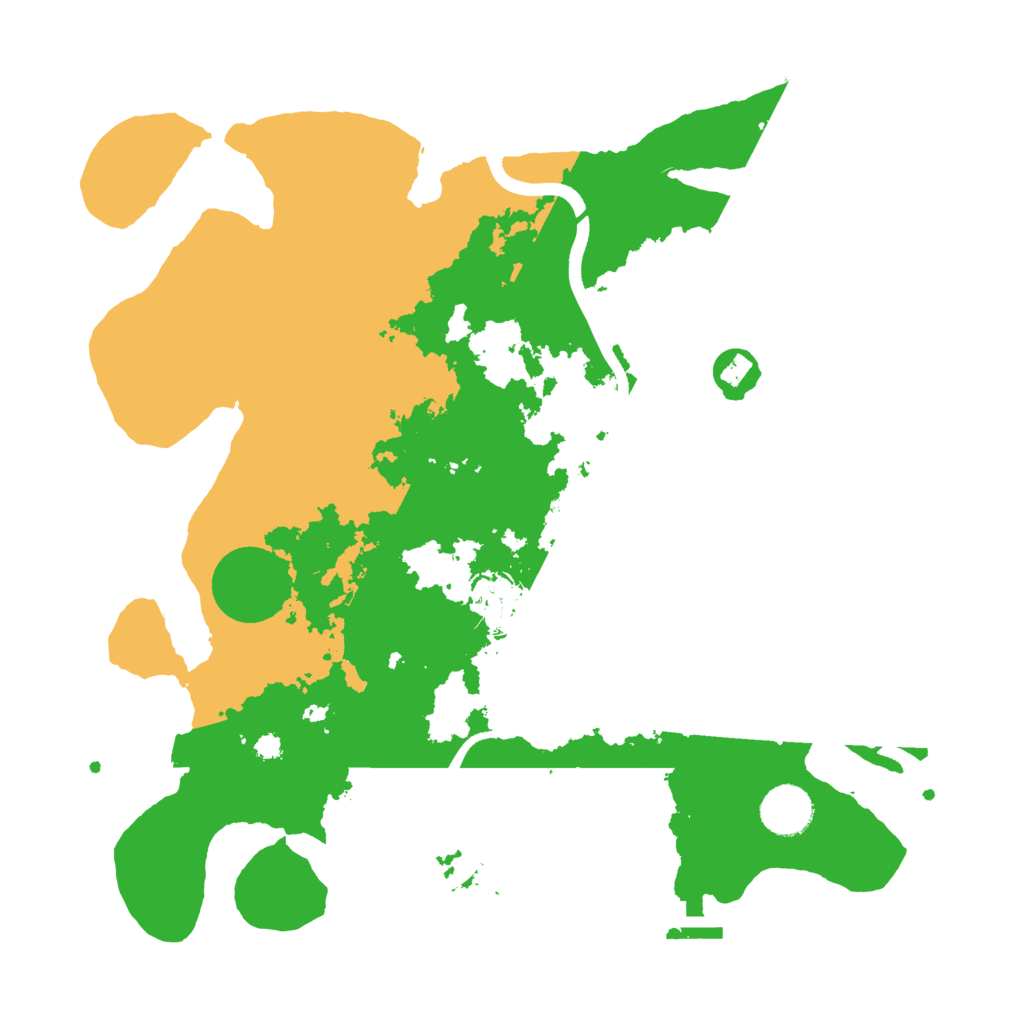 Biome Rust Map: Procedural Map, Size: 3550, Seed: 876072
