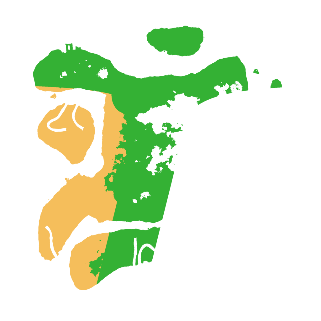 Biome Rust Map: Procedural Map, Size: 2850, Seed: 41235