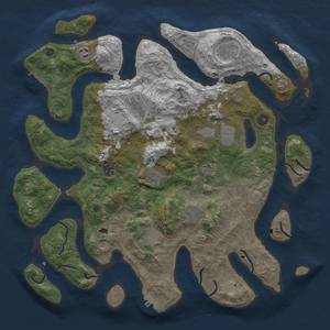 Thumbnail Rust Map: Procedural Map, Size: 4250, Seed: 478222, 18 Monuments