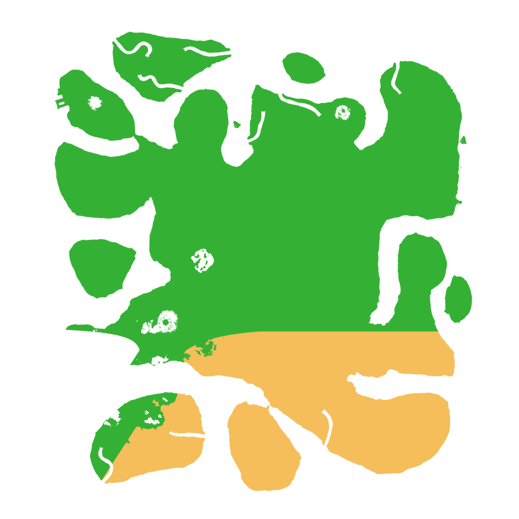 Biome Rust Map: Procedural Map, Size: 3550, Seed: 82933