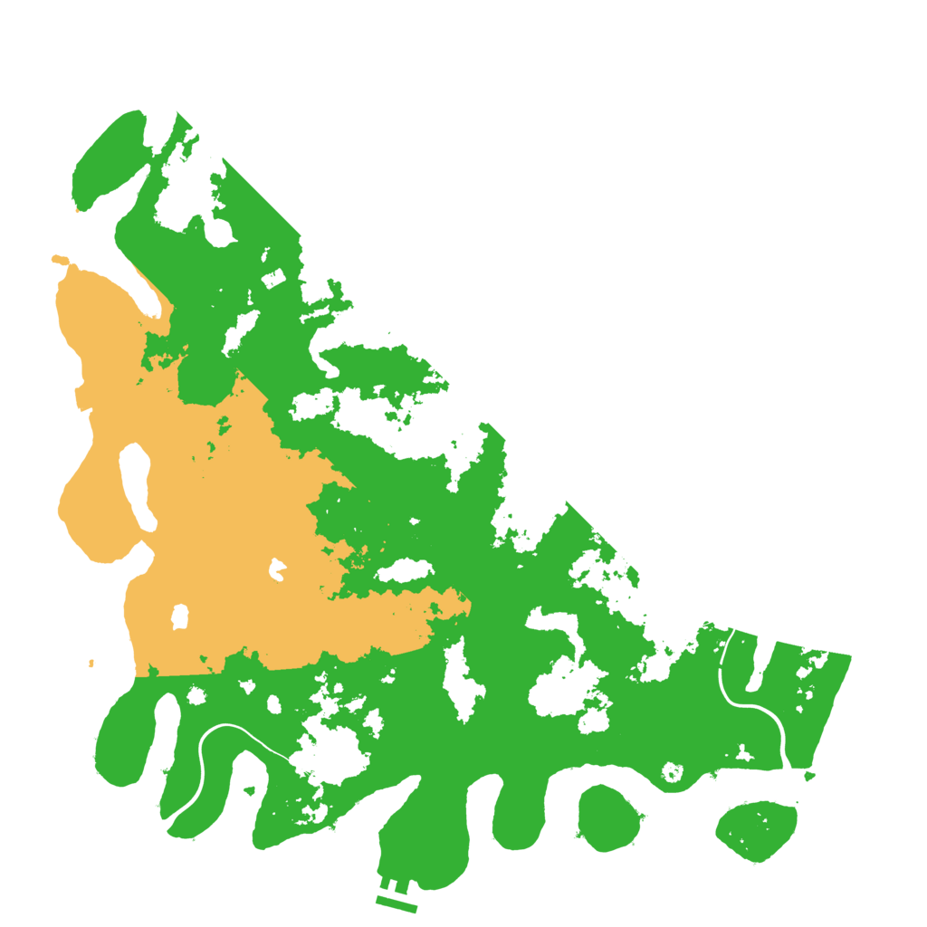 Biome Rust Map: Procedural Map, Size: 4500, Seed: 1275