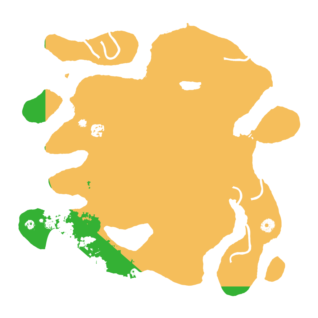 Biome Rust Map: Procedural Map, Size: 3500, Seed: 887159177