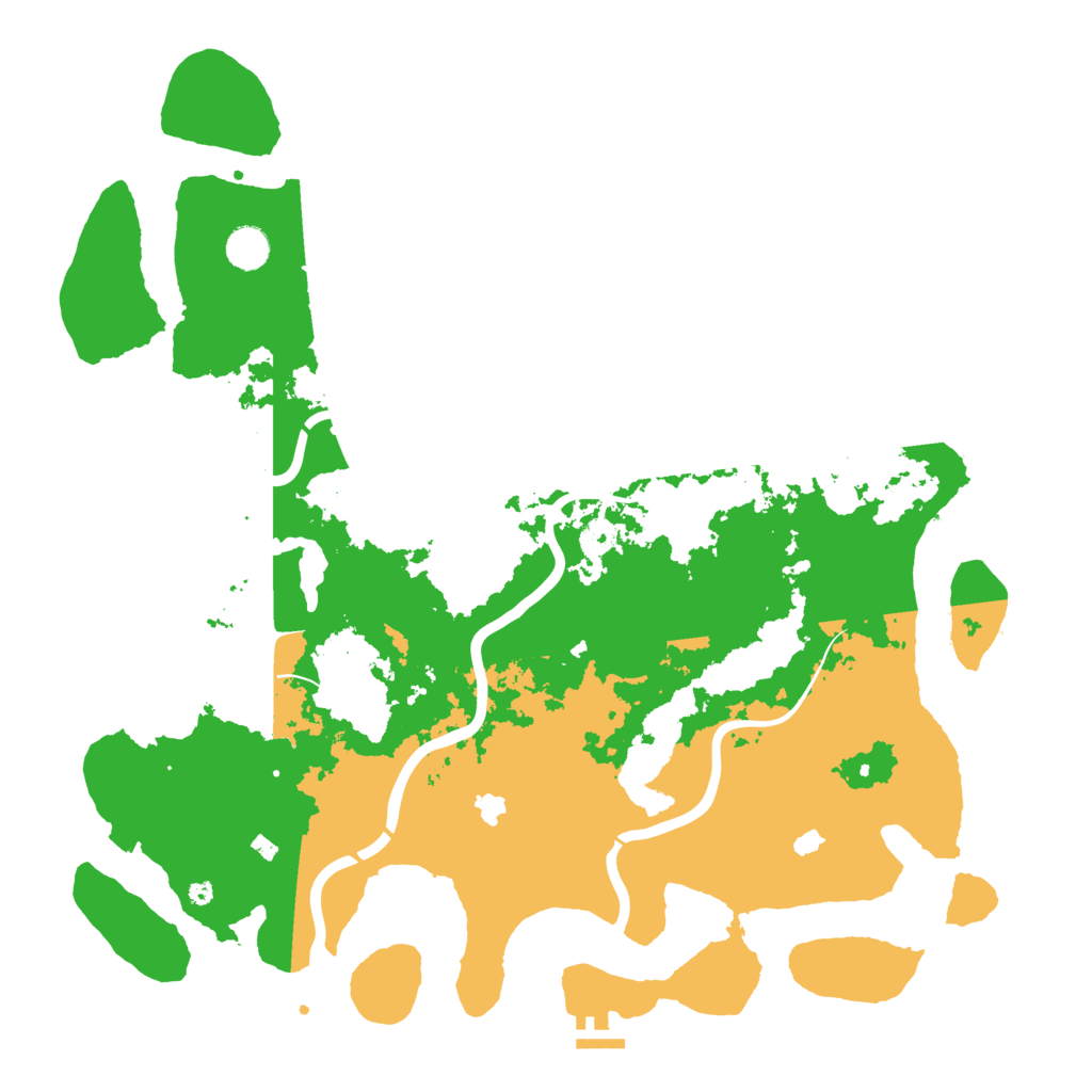 Biome Rust Map: Procedural Map, Size: 4500, Seed: 73053461