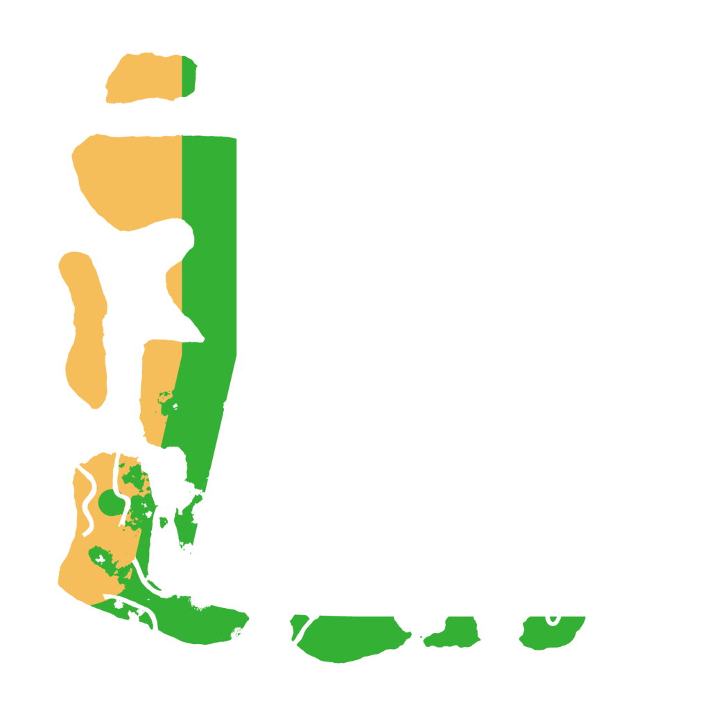 Biome Rust Map: Procedural Map, Size: 3500, Seed: 8383
