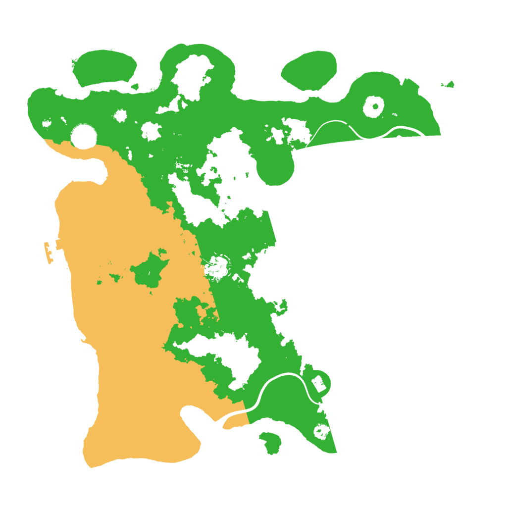Biome Rust Map: Procedural Map, Size: 3550, Seed: 306892
