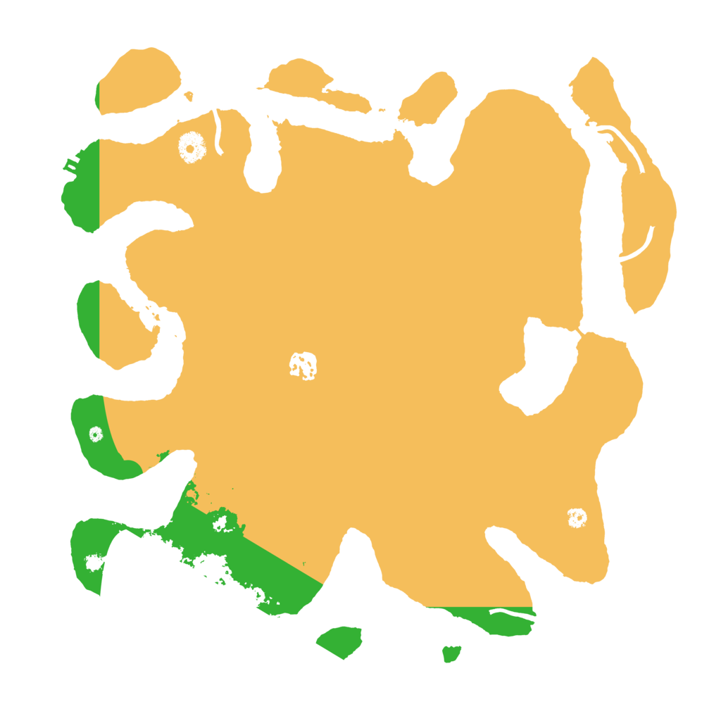 Biome Rust Map: Procedural Map, Size: 3700, Seed: 5551992
