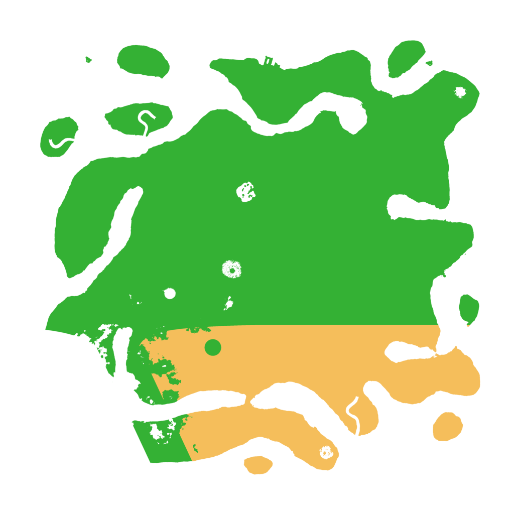 Biome Rust Map: Procedural Map, Size: 4100, Seed: 121