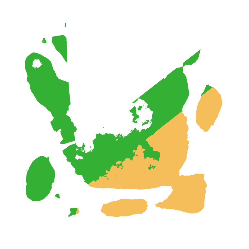 Biome Rust Map: Procedural Map, Size: 2500, Seed: 1738112020