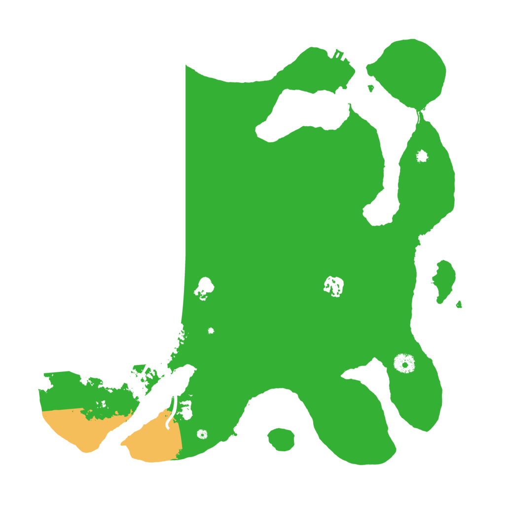 Biome Rust Map: Procedural Map, Size: 3700, Seed: 51436028