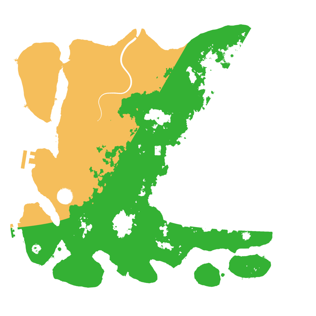 Biome Rust Map: Procedural Map, Size: 3500, Seed: 98