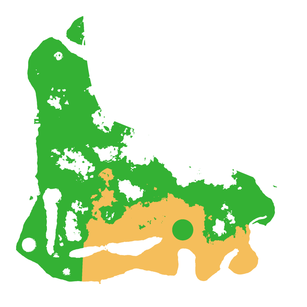 Biome Rust Map: Procedural Map, Size: 3850, Seed: 2043391931