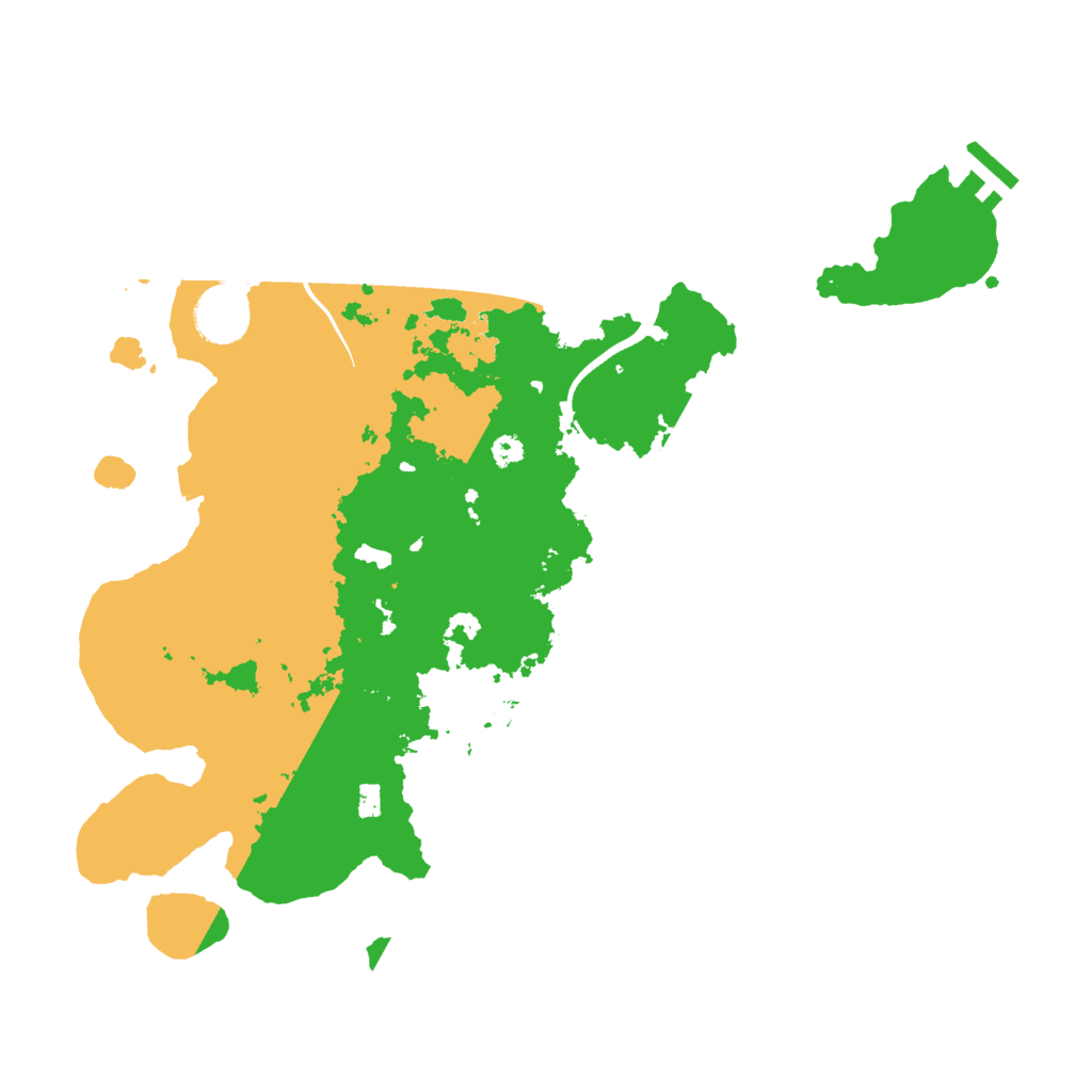 Biome Rust Map: Procedural Map, Size: 3500, Seed: 14560