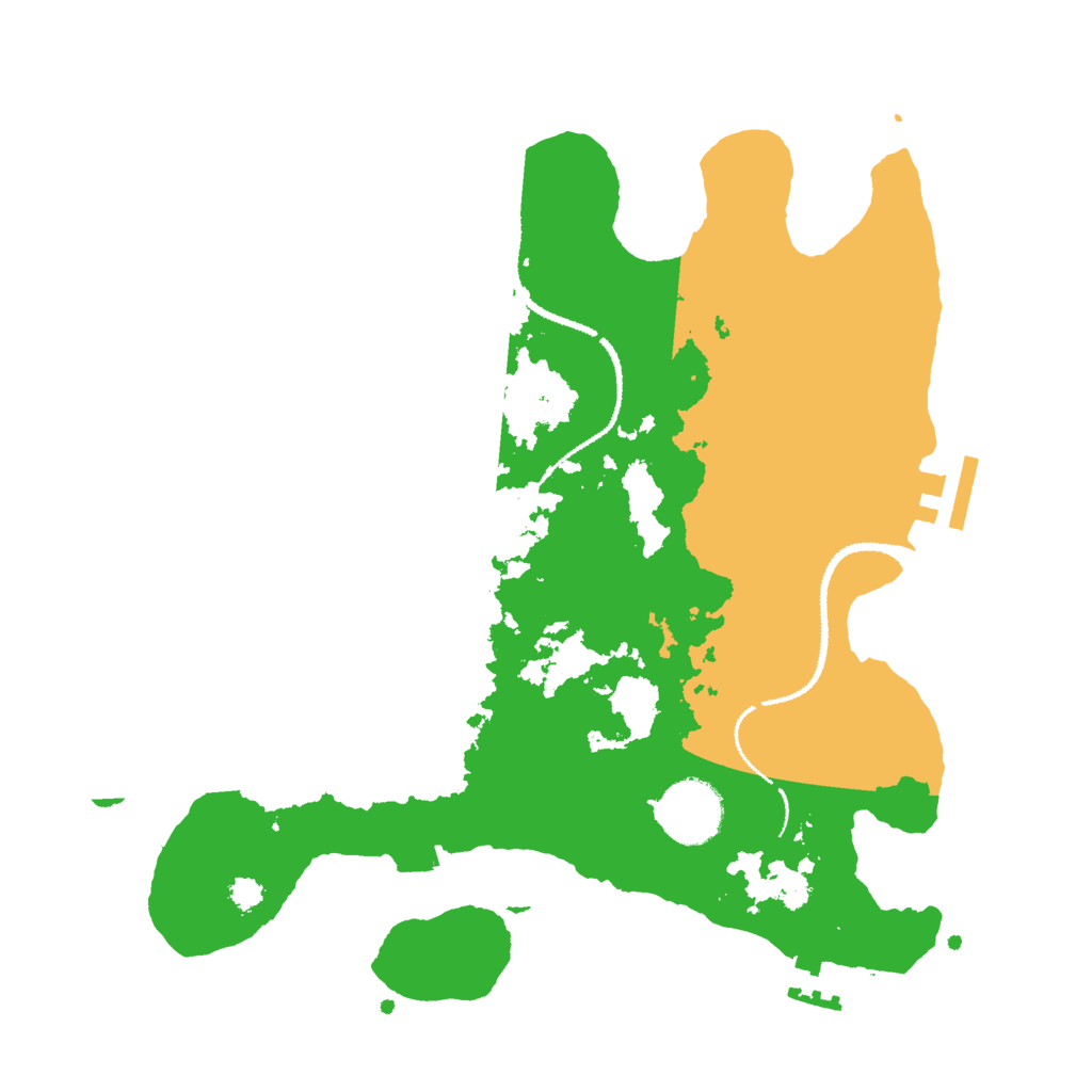 Biome Rust Map: Procedural Map, Size: 3000, Seed: 1734137265