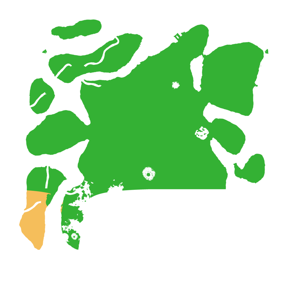 Biome Rust Map: Procedural Map, Size: 3550, Seed: 42455