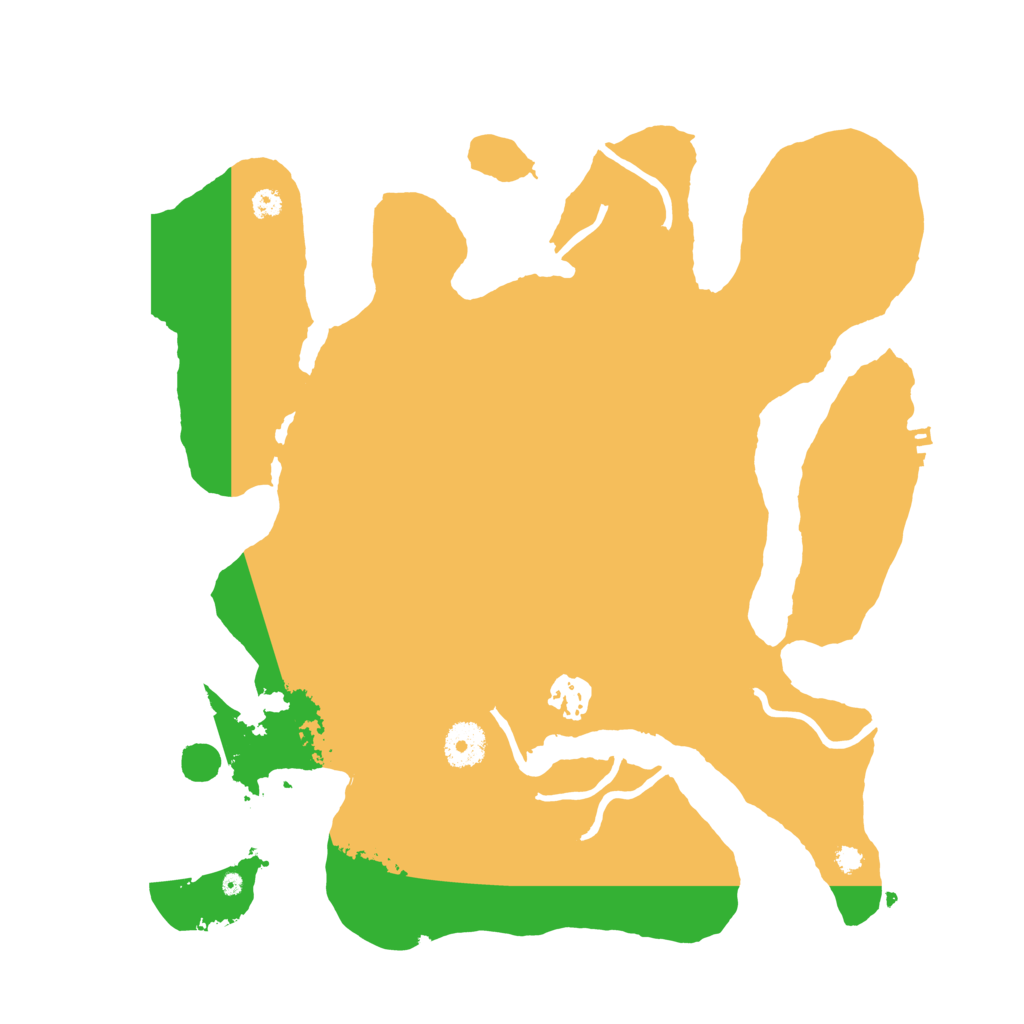 Biome Rust Map: Procedural Map, Size: 3550, Seed: 177522