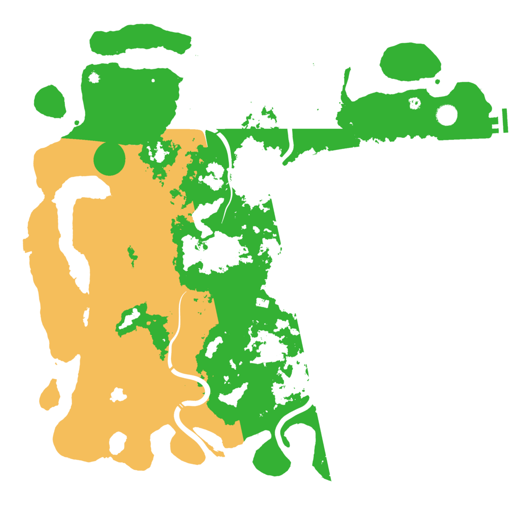 Biome Rust Map: Procedural Map, Size: 4300, Seed: 2042618230