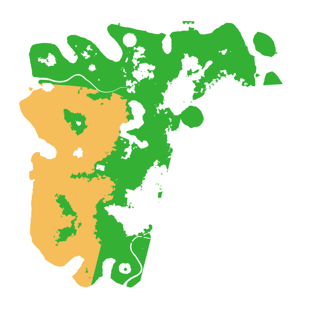 Biome Rust Map: Procedural Map, Size: 4000, Seed: 481477