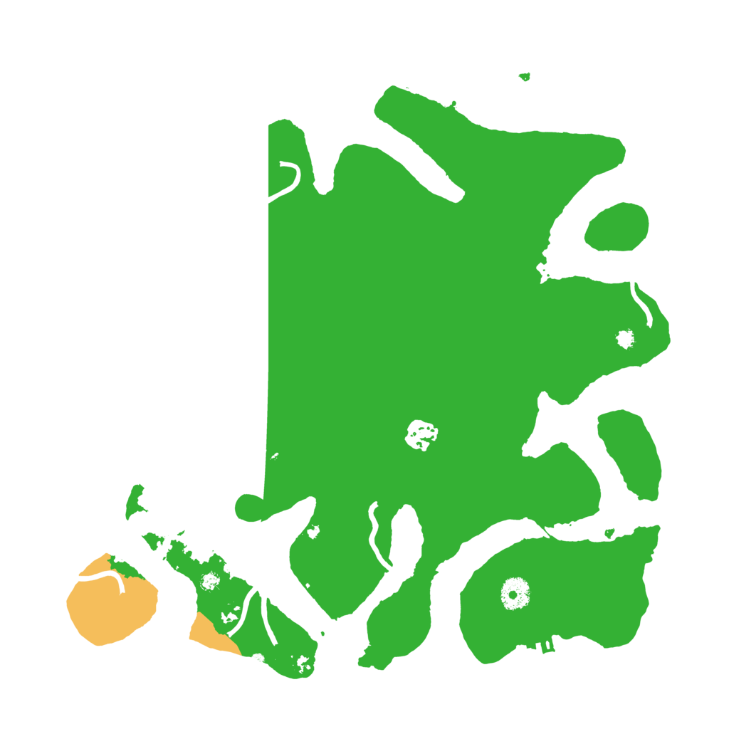 Biome Rust Map: Procedural Map, Size: 3550, Seed: 971963