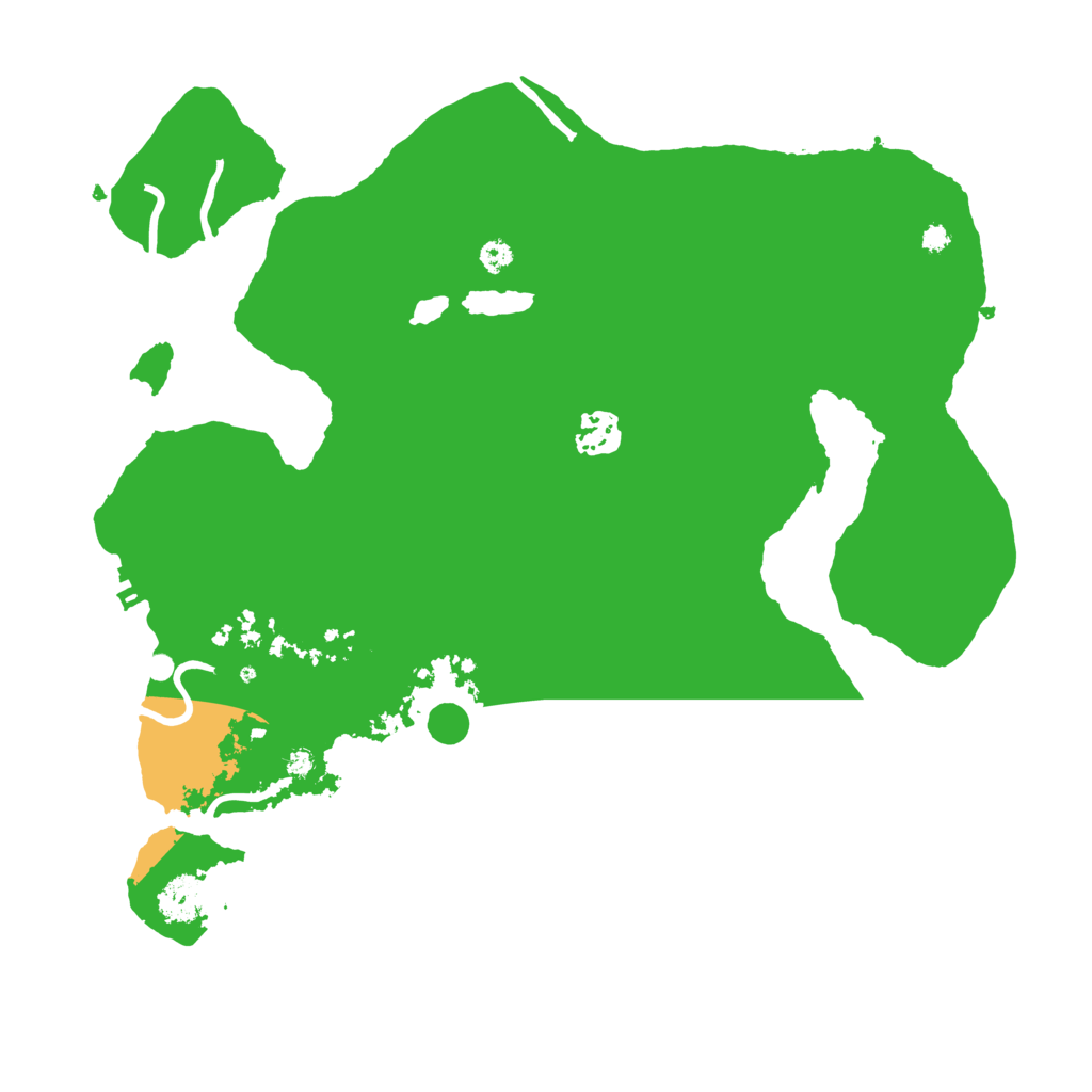 Biome Rust Map: Procedural Map, Size: 3500, Seed: 812356