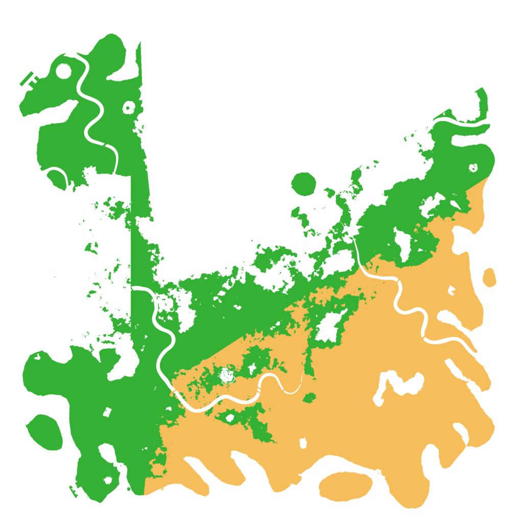 Biome Rust Map: Procedural Map, Size: 6000, Seed: 103249376