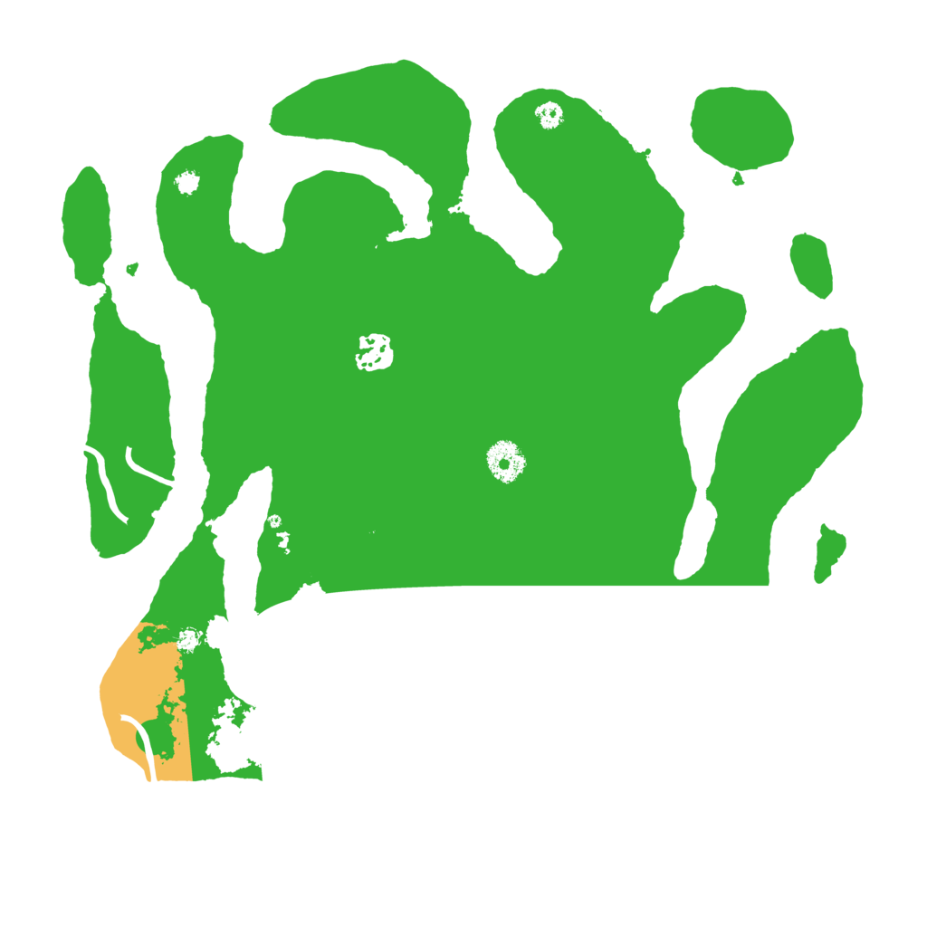 Biome Rust Map: Procedural Map, Size: 3550, Seed: 355251