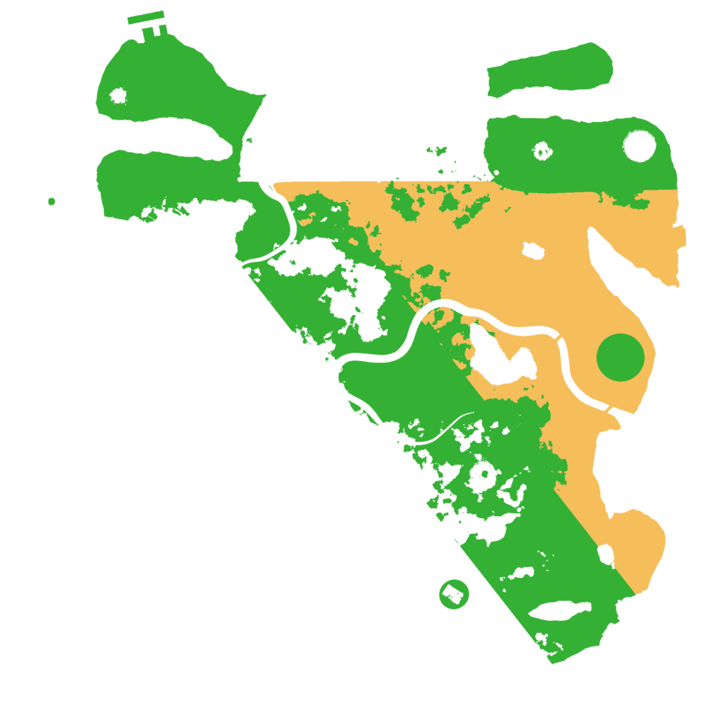 Biome Rust Map: Procedural Map, Size: 4000, Seed: 66446