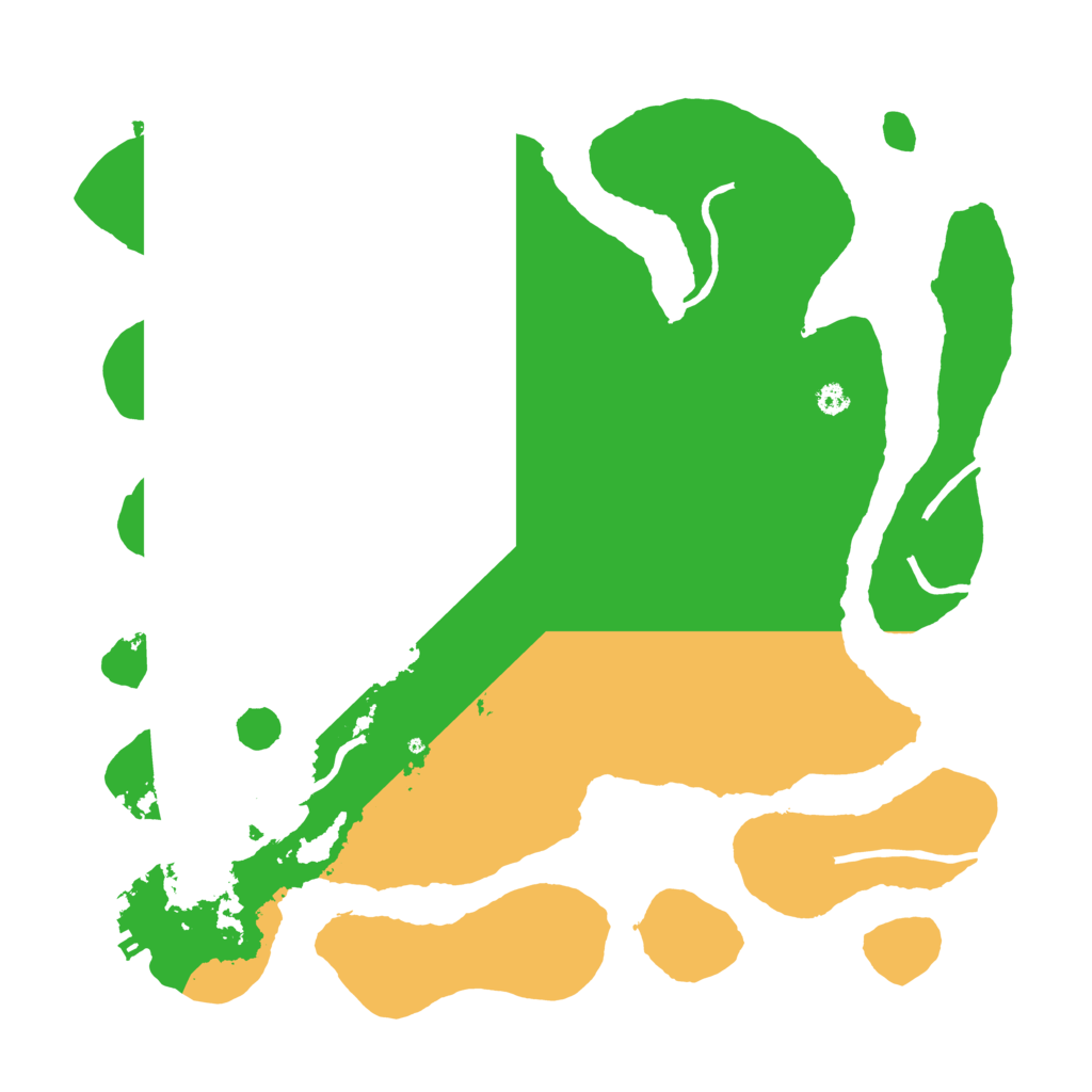 Biome Rust Map: Procedural Map, Size: 3550, Seed: 911450