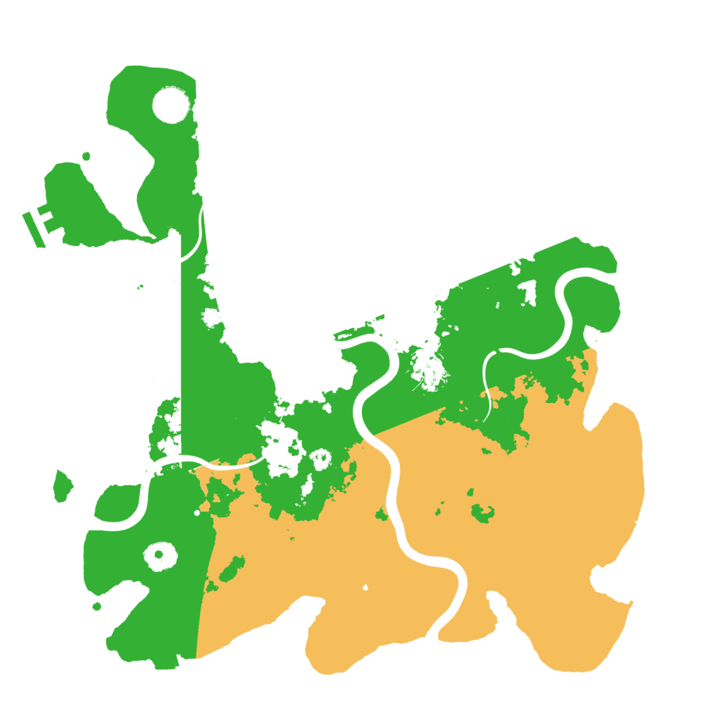 Biome Rust Map: Procedural Map, Size: 3500, Seed: 1853768219