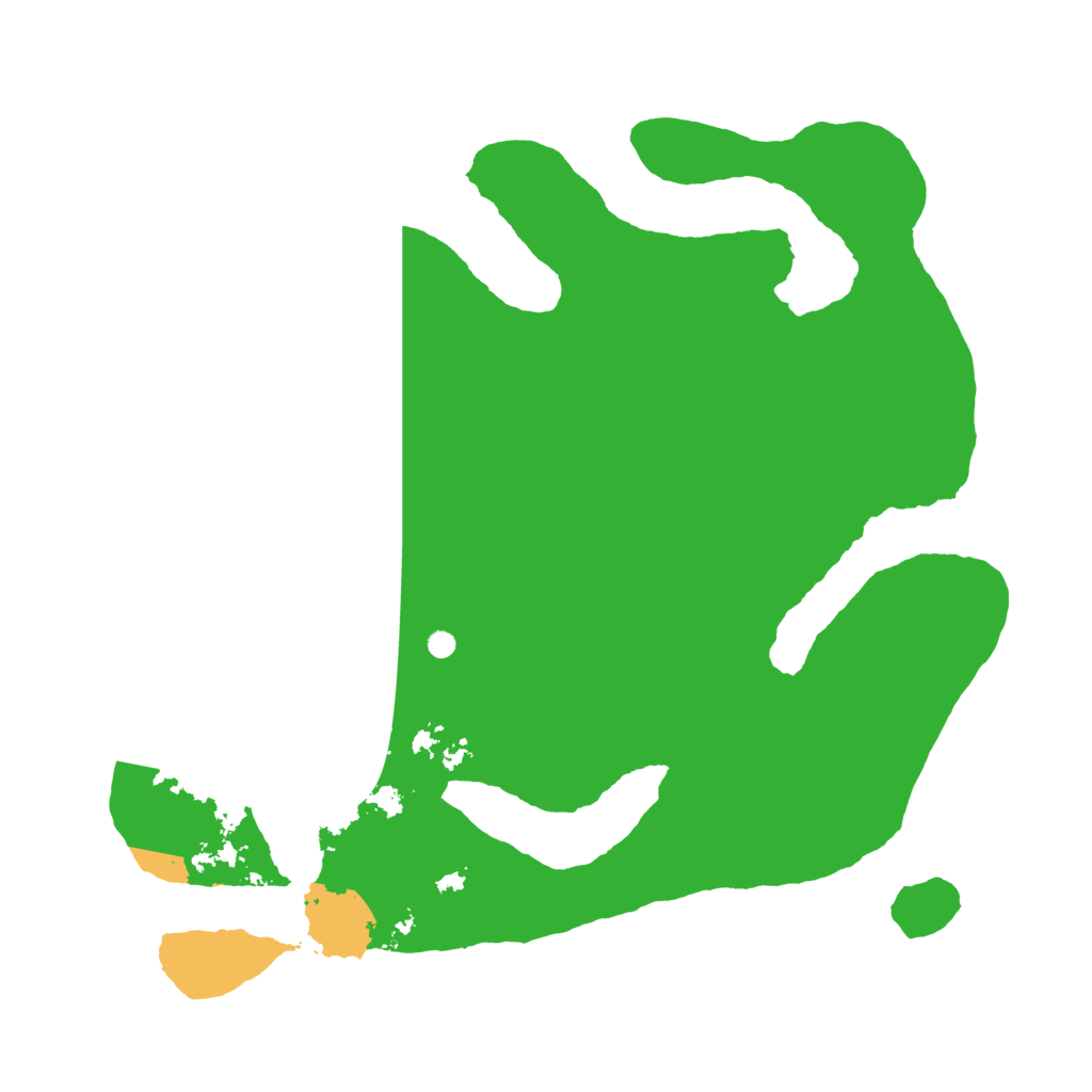 Biome Rust Map: Barren, Size: 3500, Seed: 11