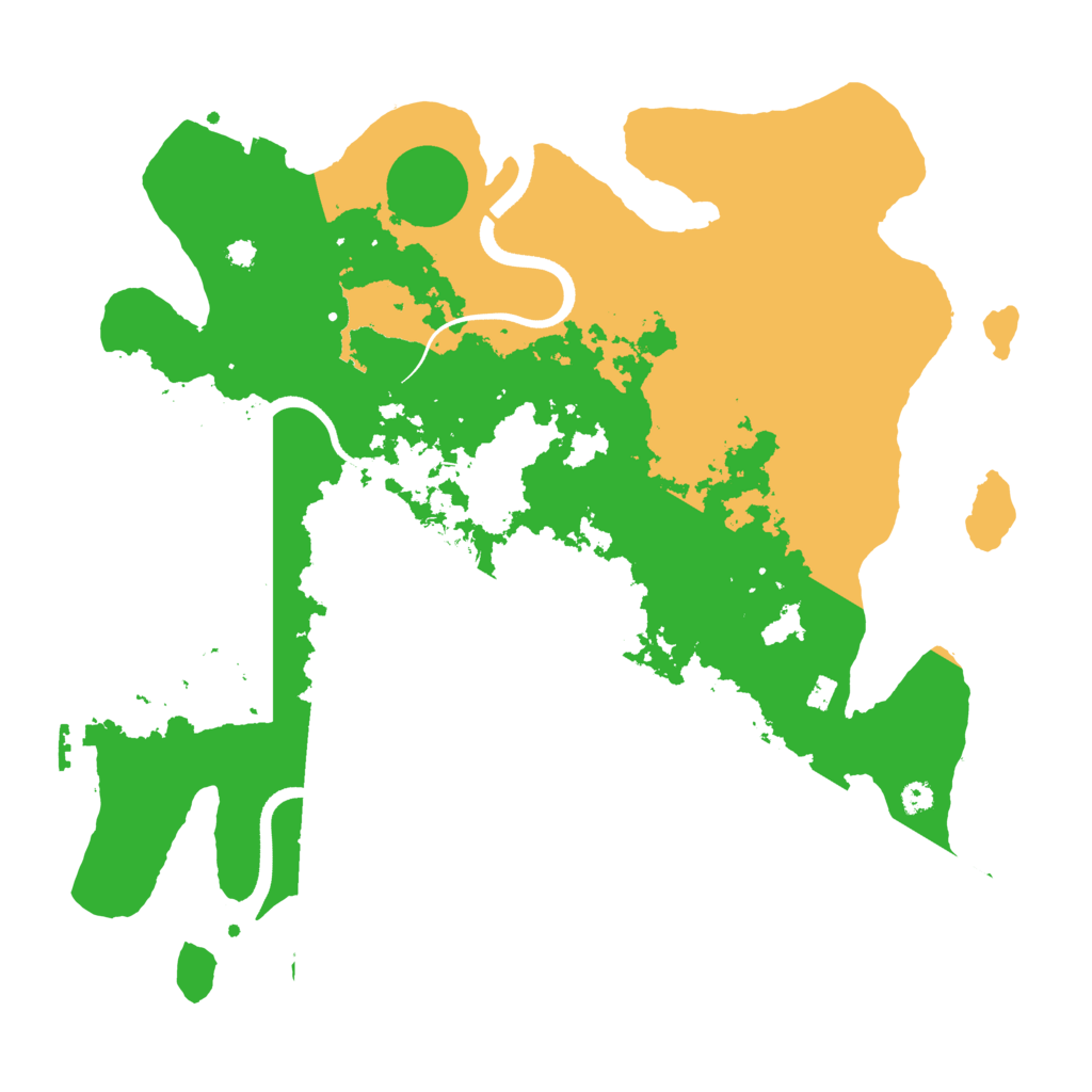 Biome Rust Map: Procedural Map, Size: 3550, Seed: 965919