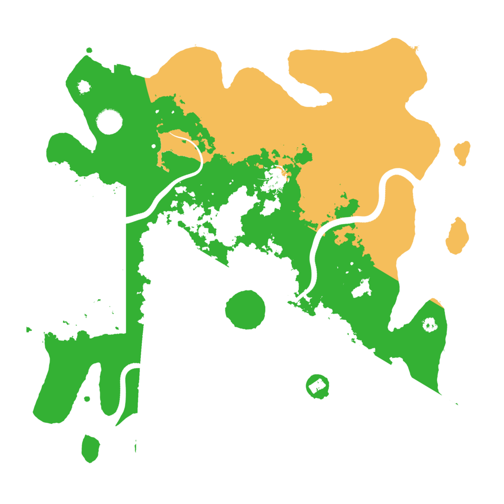 Biome Rust Map: Procedural Map, Size: 3550, Seed: 965919