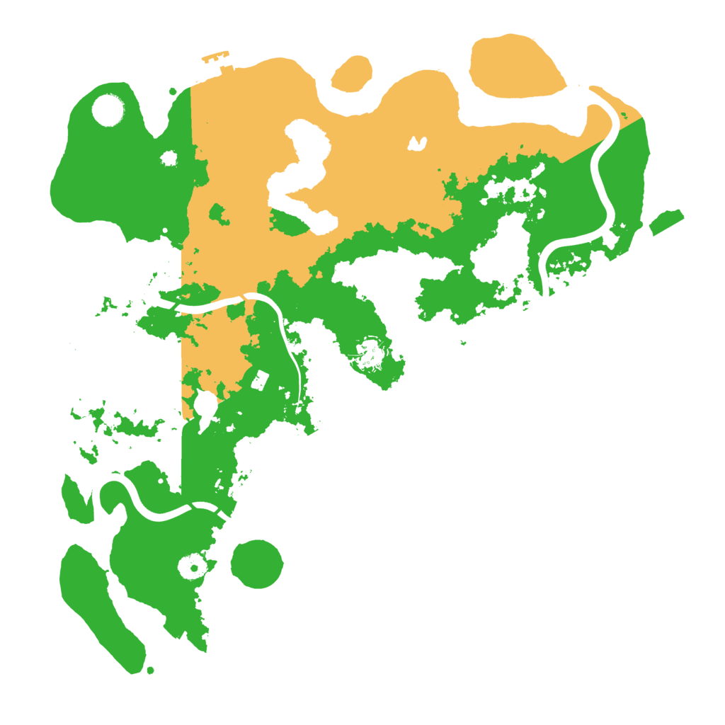 Biome Rust Map: Procedural Map, Size: 4000, Seed: 872135