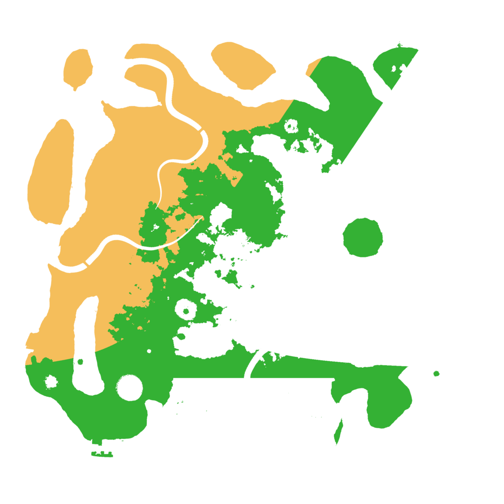 Biome Rust Map: Procedural Map, Size: 3550, Seed: 832535