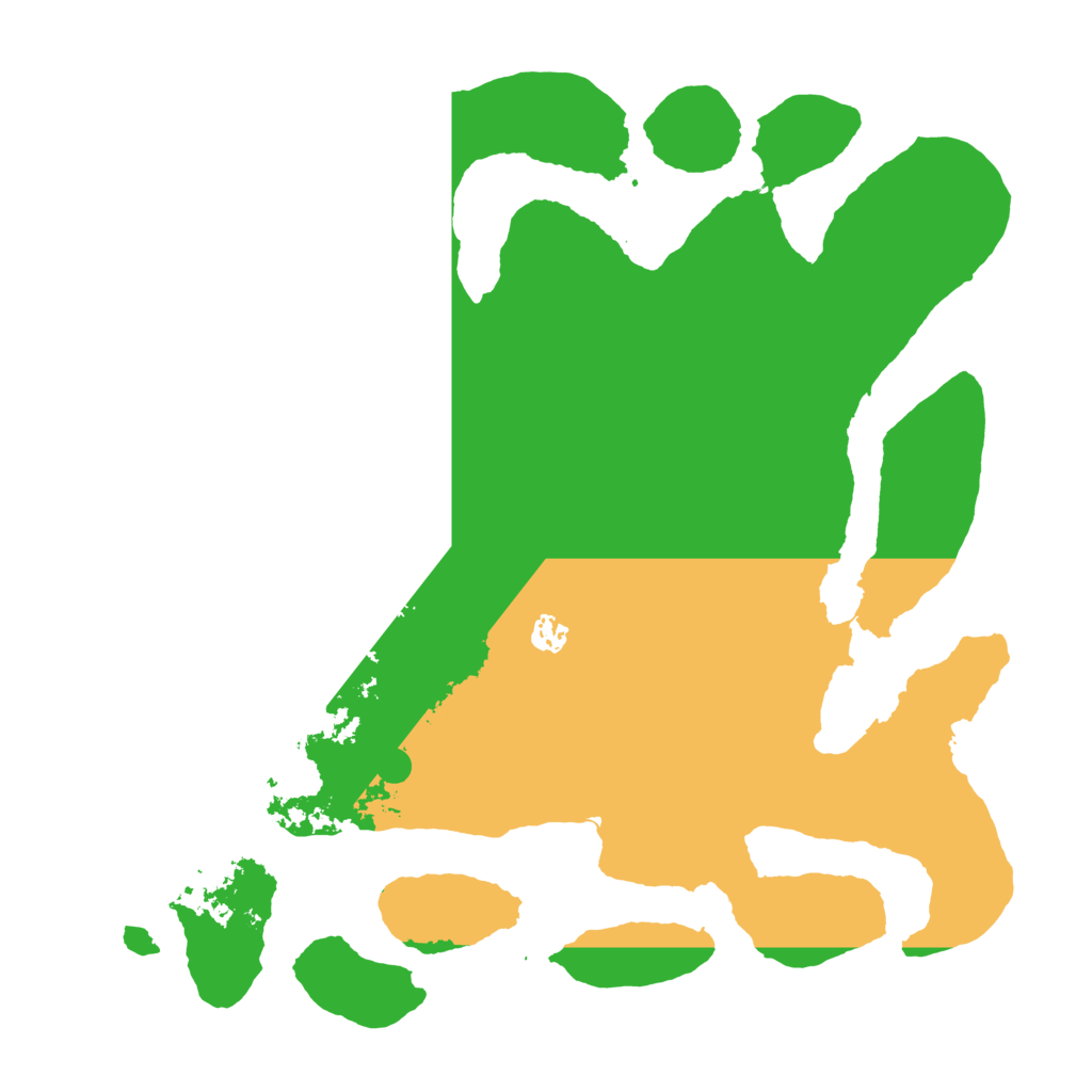 Biome Rust Map: Barren, Size: 4400, Seed: 55