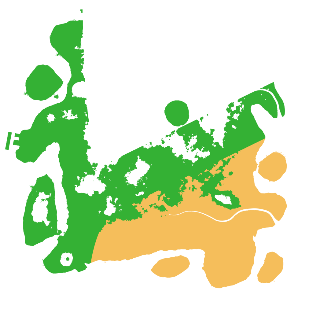 Biome Rust Map: Procedural Map, Size: 3550, Seed: 849001