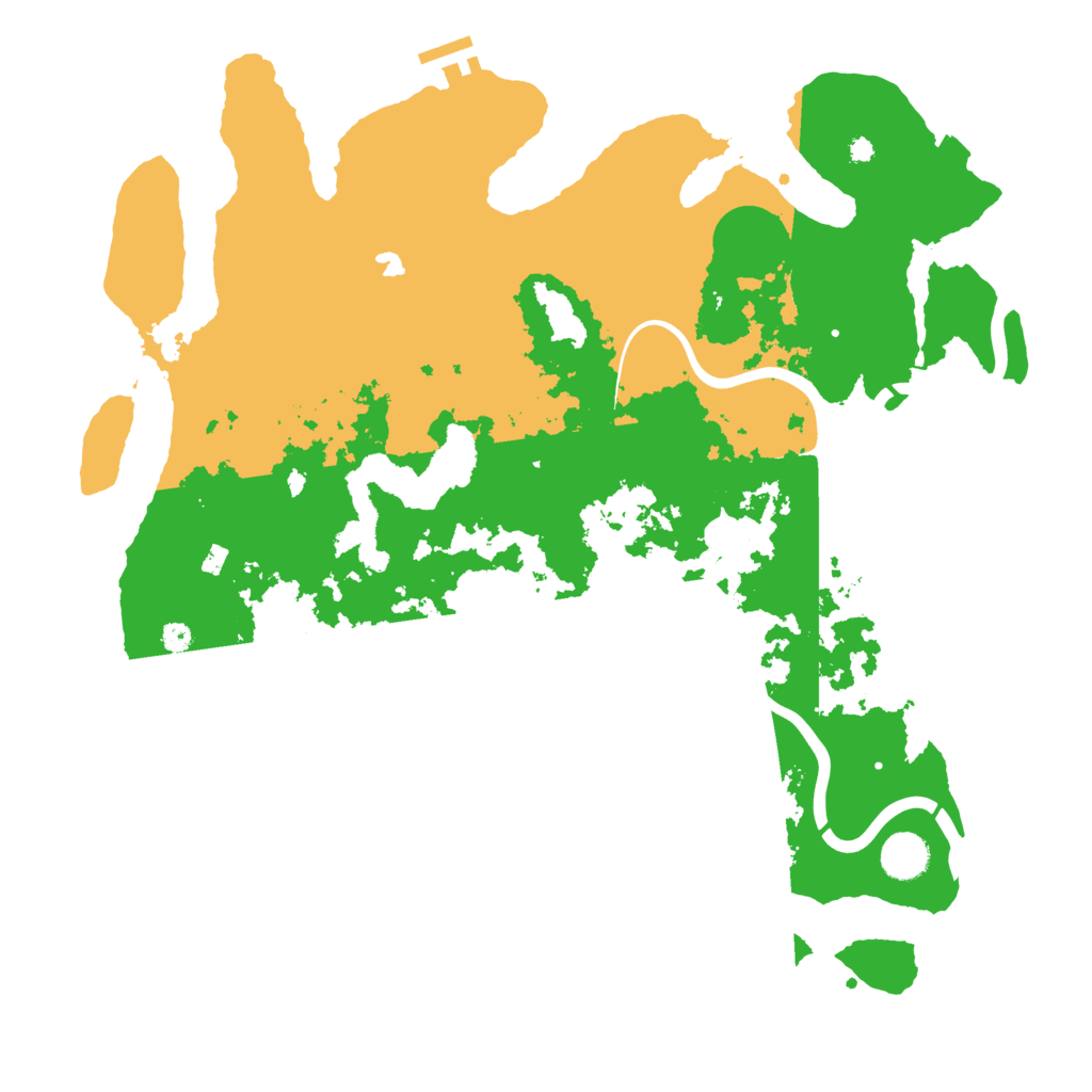 Biome Rust Map: Procedural Map, Size: 4000, Seed: 698869