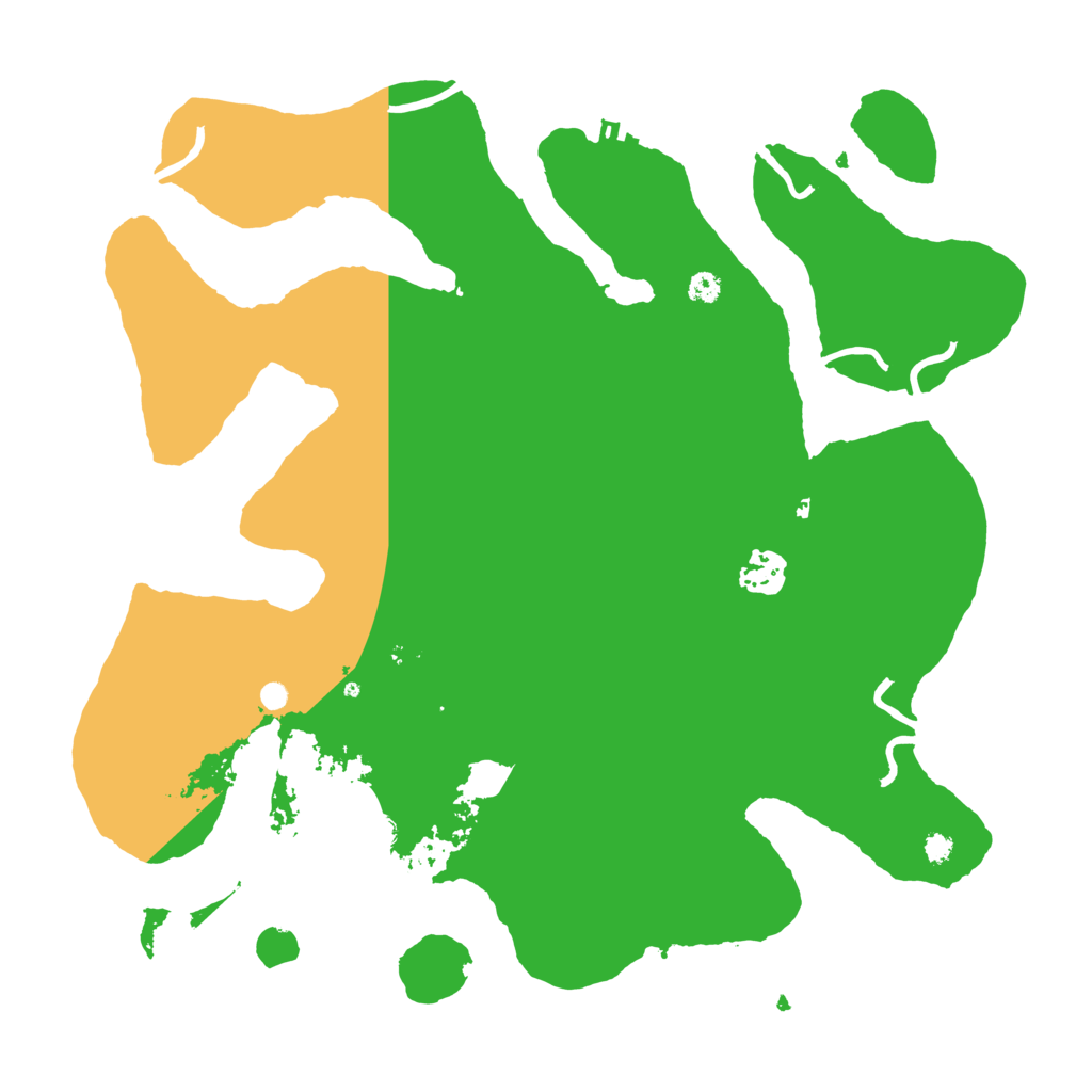 Biome Rust Map: Procedural Map, Size: 3550, Seed: 495765