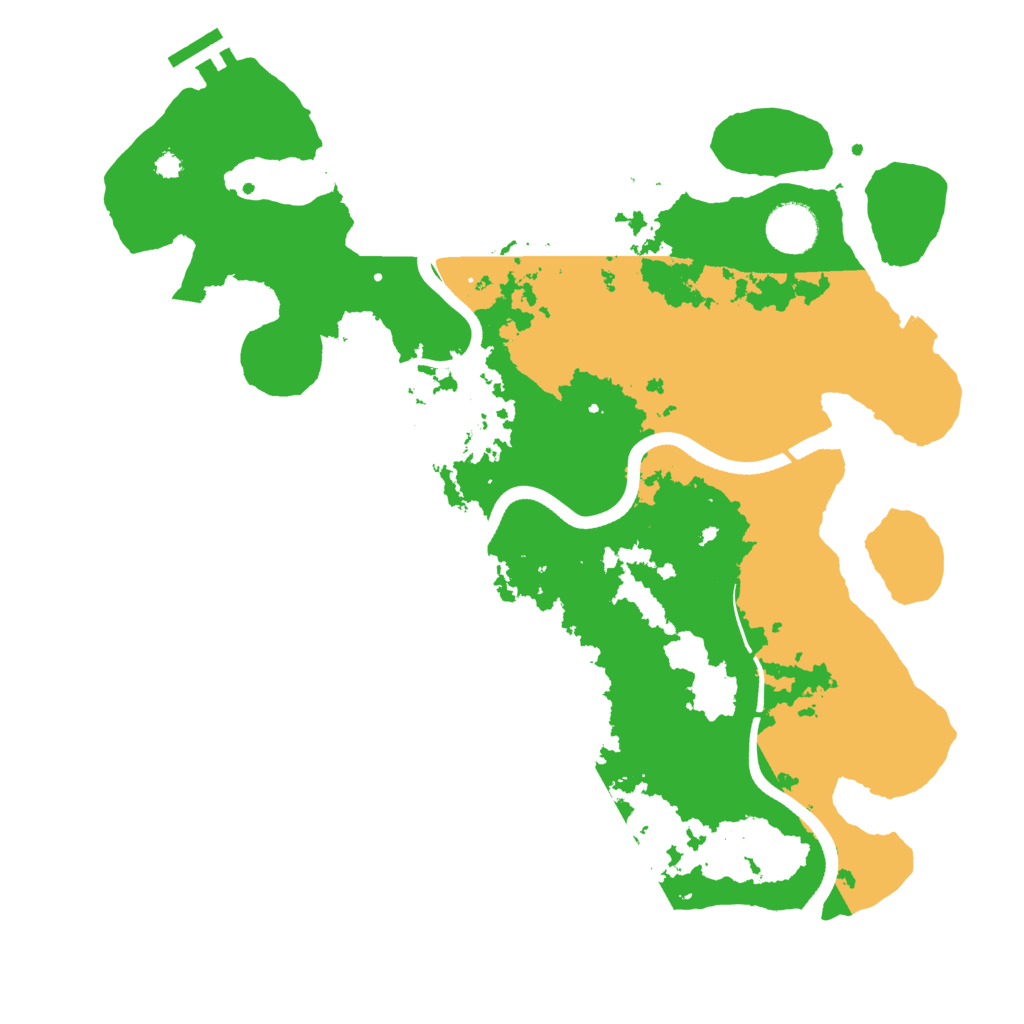 Biome Rust Map: Procedural Map, Size: 3550, Seed: 368230