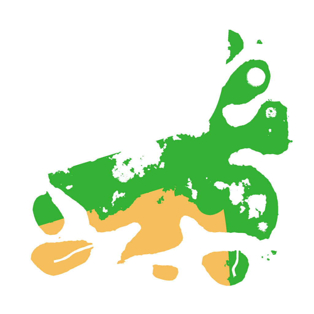 Biome Rust Map: Procedural Map, Size: 3000, Seed: 888