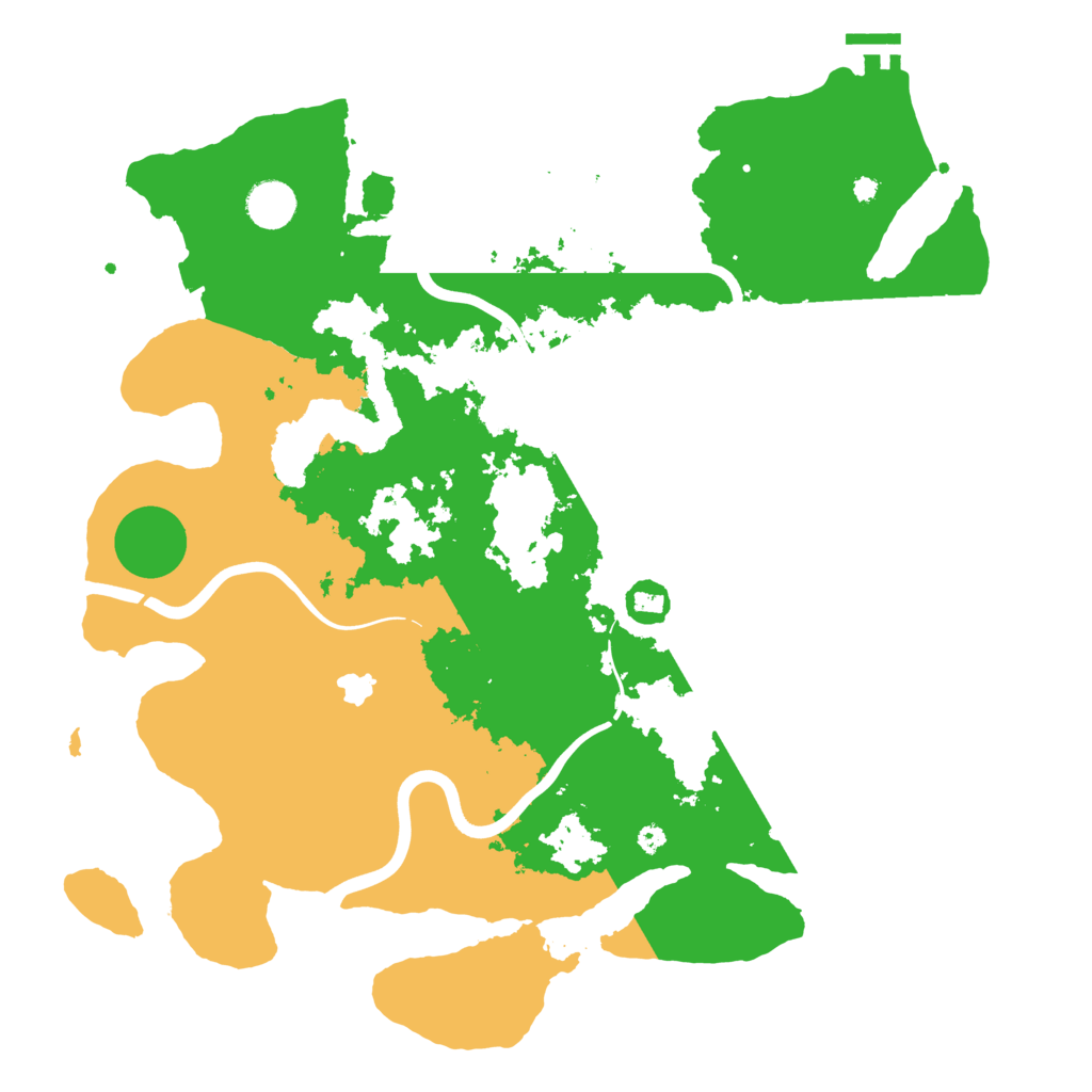 Biome Rust Map: Procedural Map, Size: 4000, Seed: 156995