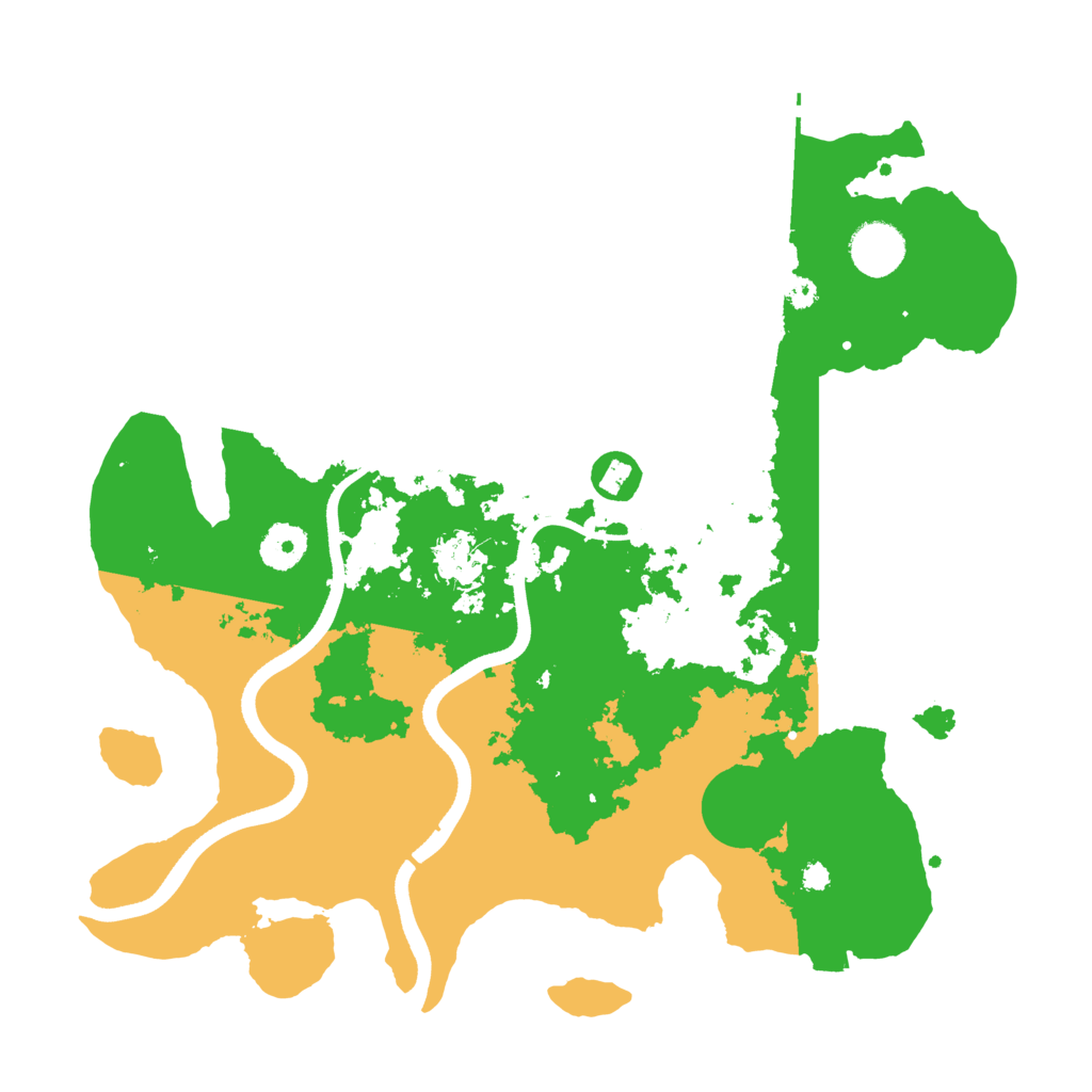 Biome Rust Map: Procedural Map, Size: 3550, Seed: 307834