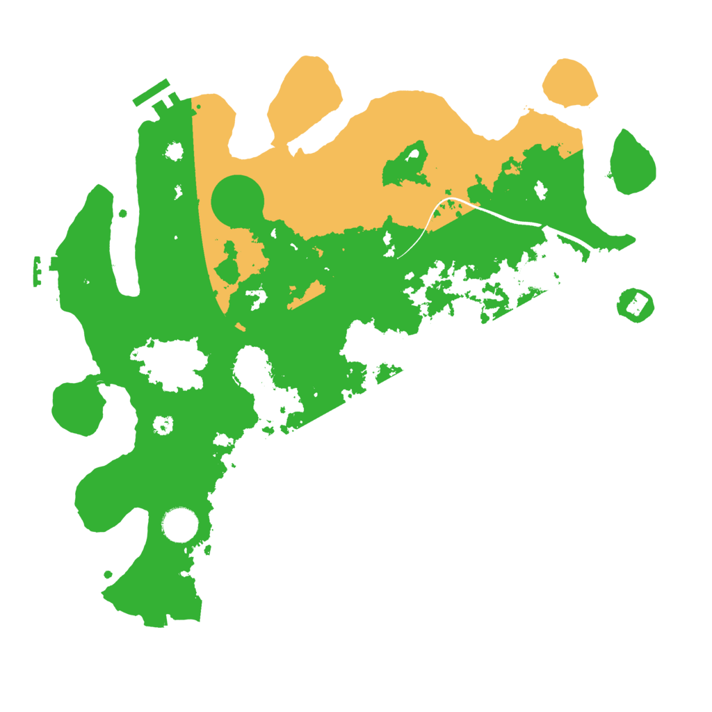 Biome Rust Map: Procedural Map, Size: 3550, Seed: 337520