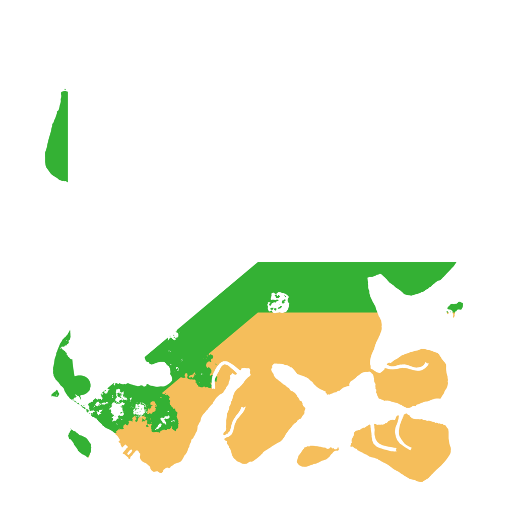 Biome Rust Map: Procedural Map, Size: 3500, Seed: 608431