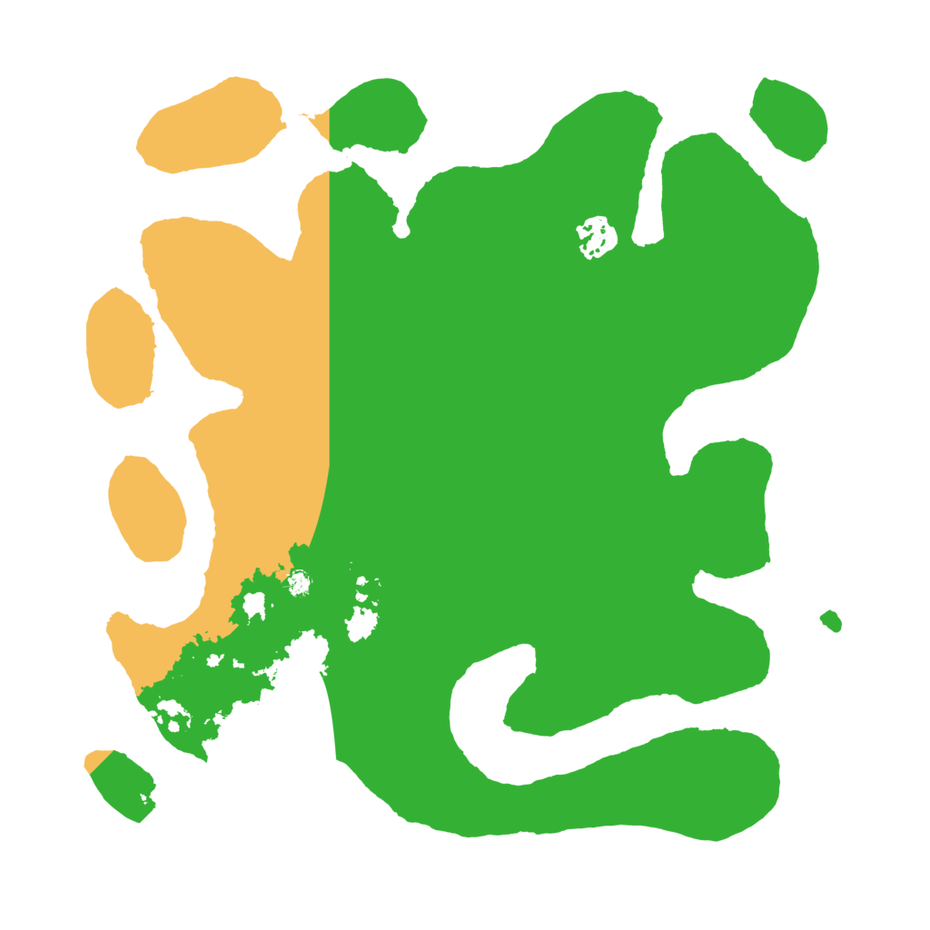 Biome Rust Map: Barren, Size: 3400, Seed: 595139