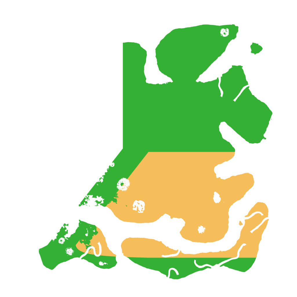 Biome Rust Map: Procedural Map, Size: 3500, Seed: 190567346