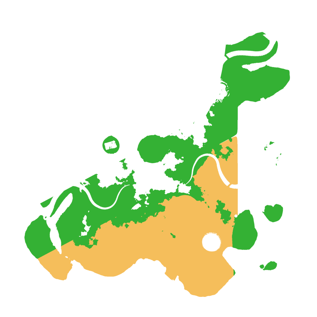 Biome Rust Map: Procedural Map, Size: 3000, Seed: 2541