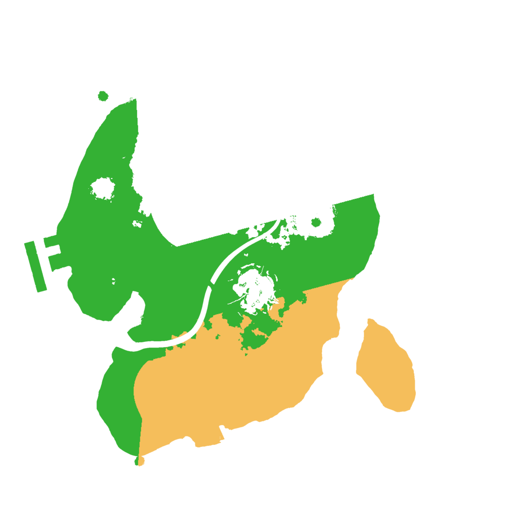 Biome Rust Map: Procedural Map, Size: 2000, Seed: 1657055676