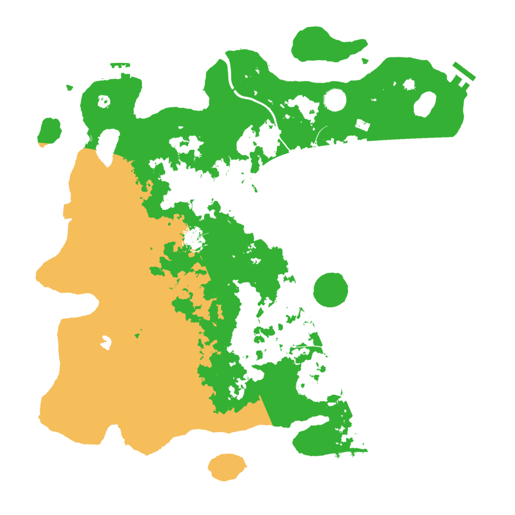 Biome Rust Map: Procedural Map, Size: 4000, Seed: 5834