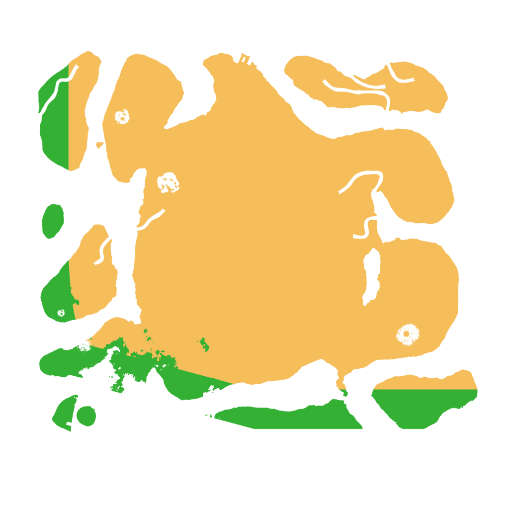 Biome Rust Map: Procedural Map, Size: 3550, Seed: 965019